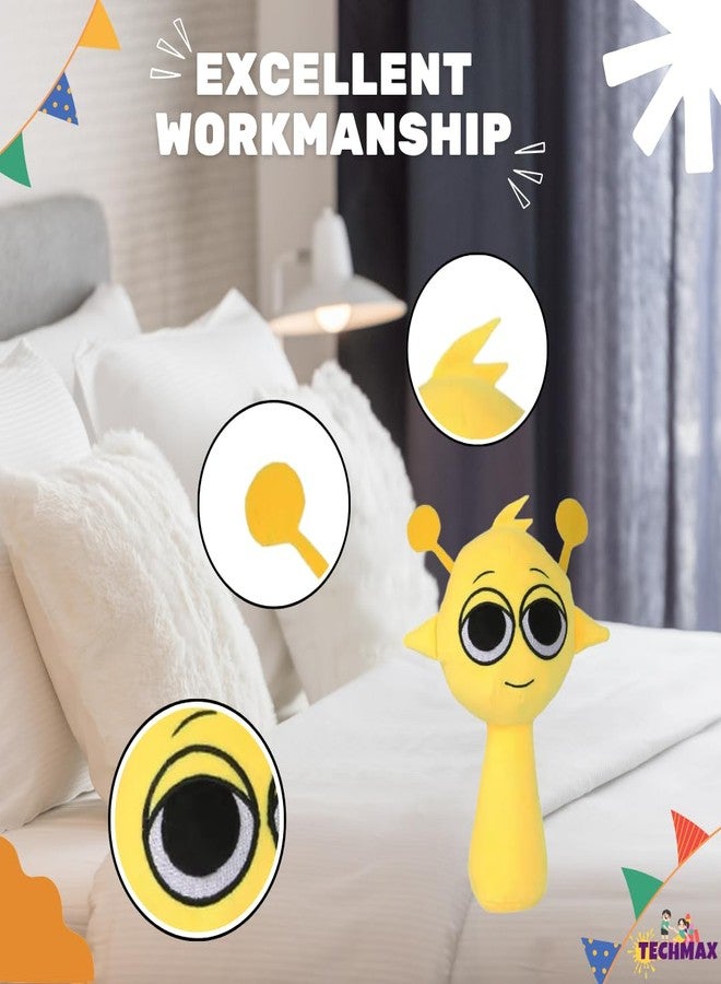 TechMax Solution ألعاب تيك ماكس سوليوشن الصفراء القطيفة سبرونكي - Image 4